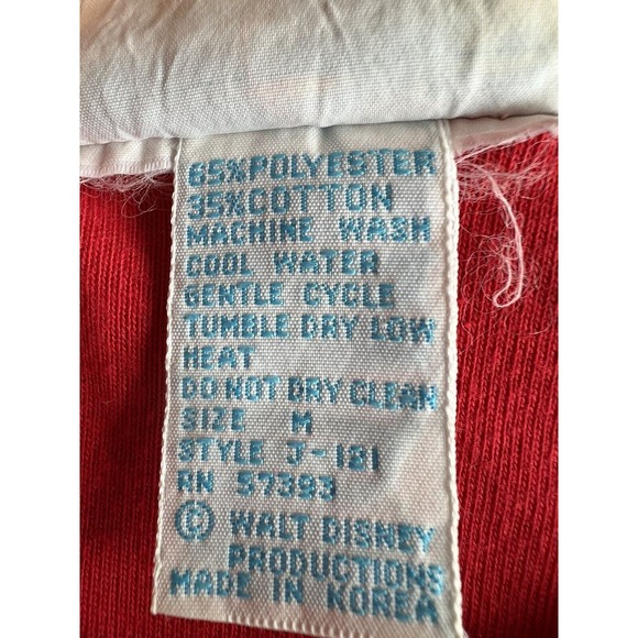 Disney Vintage 80s Sunday Comics Mickey Minnie Mouse‎ T-Shirt Size Medium - Picture 6 of 8